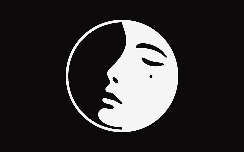 moon with face